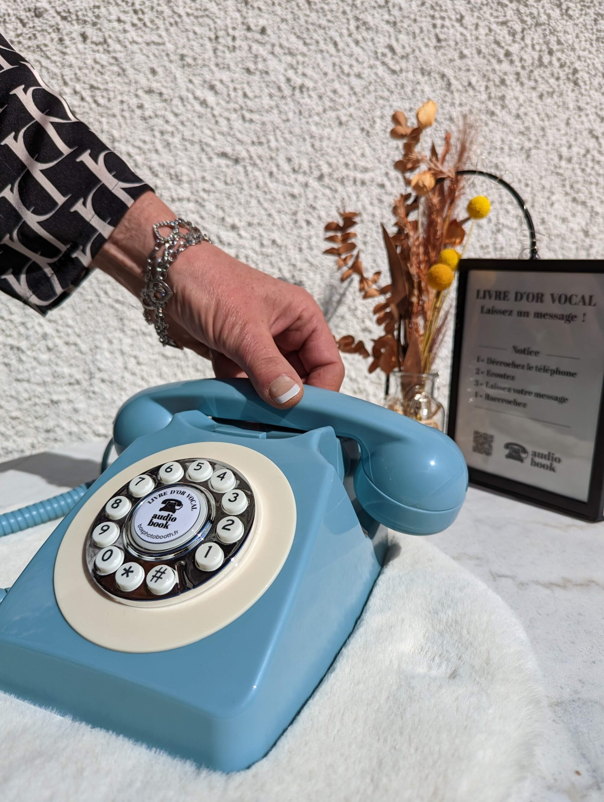 Téléphone livre d'or vocal Annecy